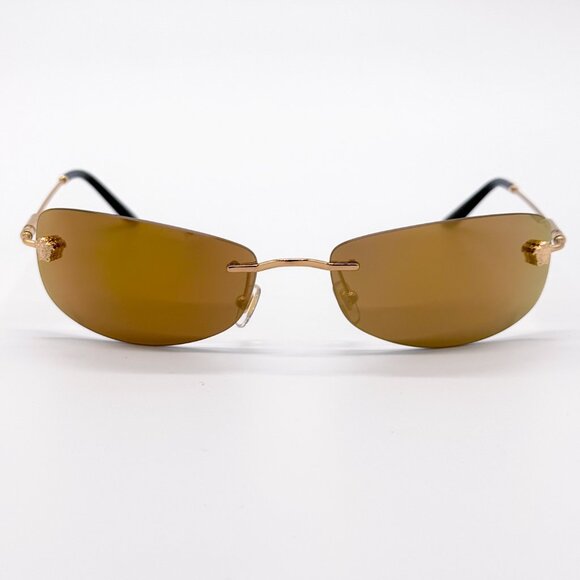 NEW VERSACE VE2279 1002/71 SUNGLASSES VE2279 100271 GOLD MOD 2279 1002/71 - Picture 3 of 10